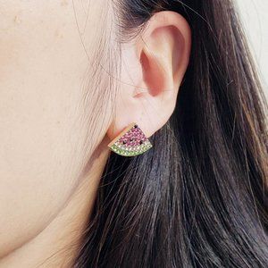 ✿3for$10✿ Festive Watermelon Stud Earrings by Aldo